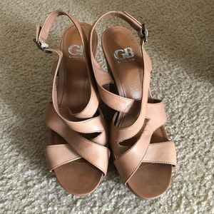 Giana Bini Strappy Platform Heels